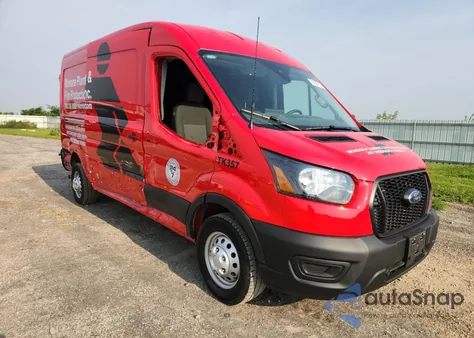 2024 Ford Transit T-350 из США, поврежденный, VIN 1FTBW9C84RKA16488